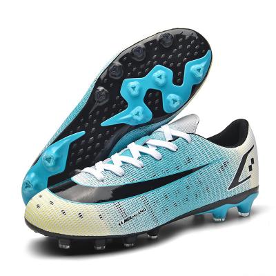 China Factory Rubber Customize Men's Boots Futsal Outdoor Summer Winter PVC High Top Soccer Boots Football Boots Sneaker Boots Turf Top Shoes for sale