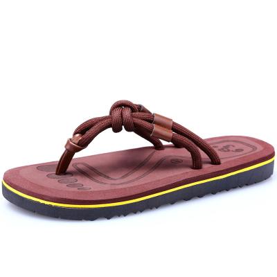 China Fashion Factory Outdoor Urban Men's Sandals Damping Flip Flops Summer New Personality Chinese Large Size Beach Slippers for sale