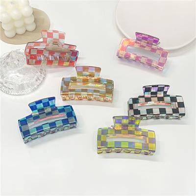 China Fashion New Arrivals Korean Hair Accessories 8.5cm Hair Claw Plastic Hair Claw Clips For Women for sale