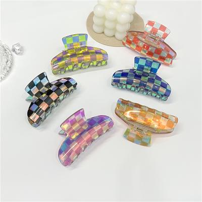 China Korean Fashion Hair Accessories Gifts Plastic Hair Claw Barrette Hair Claw Clips For Women for sale