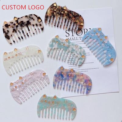 China Home/Party/Gift CUSTOM Accept OEM ODM Cat Hair Combs Hair Beauty Exquisite Salon Tools Hair Combs for sale