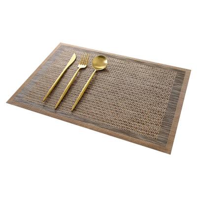 China High Quality Viable PVC Place Mat Restaurant Table Place Mat, Wholesale Vinyl PVC Place Mat for sale