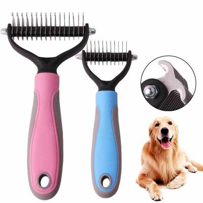 China Other Portable Dog Brush Comb Cat Grooming Tools Pet Grooming Household Dog Brush Shedding Dog Hair Brush Pet Hair Removal Comb for sale