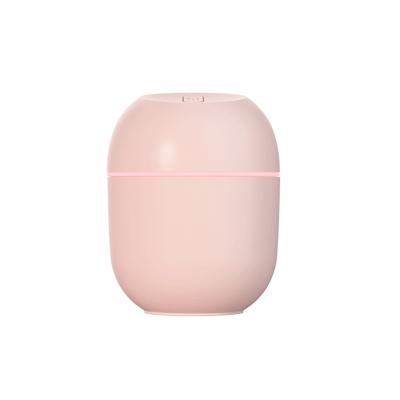 China Air Humidifier USB Mist Maker Diffuser Ultrasonic Mute Humidifiers 220ML Mini Portable ABS+Electricity LED Colorful Component Night Light for Home Office for sale