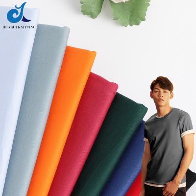 China High Quality Breathable T Shirt Fabric 60S Eco-Friendly Custom Plain Dyed Cotton Liquid Ammonia Breathable 100% Cotton Fabric for sale