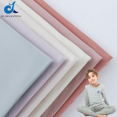 China Perfect custom soft in double faced .colorful quality knit jersey double sided t shirt fabric 50/50 cotton modal fabric for pajamas underwear for sale