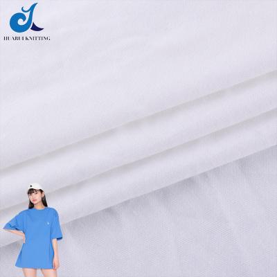 China High Quality Double Faced 32S 230gsm Double Sided Custom Jersey Knitting Thick Cotton Fabric 100% Cotton Fabric For T Shirt for sale