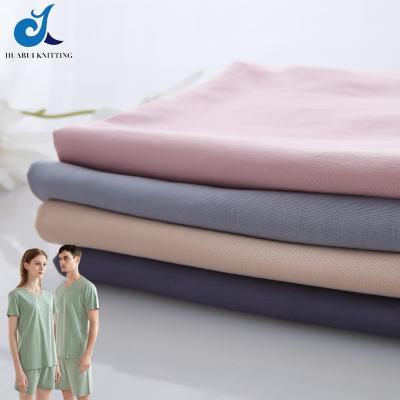 China Hot Selling 40S Stretch Fabric Breathable Single Dyed Knitted 95% Rayon 5% Spandex Bi-Stretch Viscous Fabric For Underwear Baby Cloth for sale