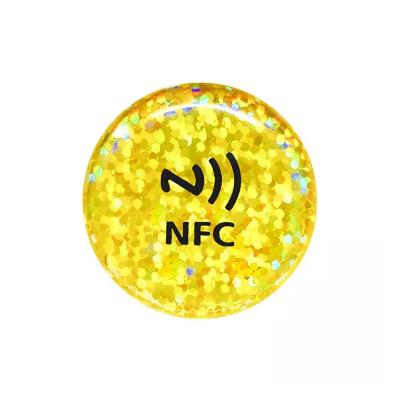 China Epoxy Metal Nfc Sticker Tag Anti Payment Nfc Sticker Waterproof/Waterproof Rfid Custom Tag for sale