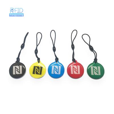 China Customized NFC Key Tag Waterproof Epoxy NFC Sticker Media Phone Social Tag Waterproof/Waterproof for sale