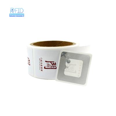 China Waterproof / Waterproof Custom Printed Library Label NFC RFID Tag HF Book RFID Tag Label for sale