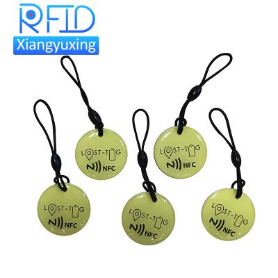 China Waterproof / 13.56mhz Waterproof Epoxy PVC Waterpoof RFID HF Nfc Keyfob Sticker for sale