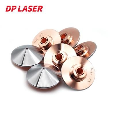 China High Wear-resistance D28 D32 Raytool WSX Precitec Double Layer Fiber Cutting Machine Head Single Layer Laser Cutting Nozzle for sale