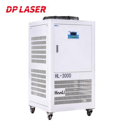 China Metals Cutting HanLi HL-3000 3000W 3KW Fiber Laser Cutting Machine Water Cooler for sale