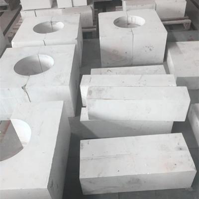 Cina CASTTABLE Monofrax S-3 Fused Cast Zirconia Corundum Bricks Componente per forno di vetro in vendita