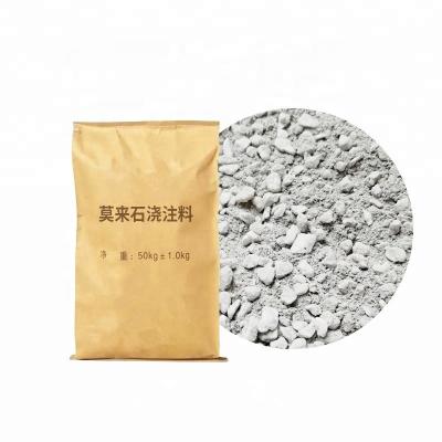 China Cemento refractario de aluminio de alto contenido en CaO 50% con ligante en polvo de aluminato de calcio en venta