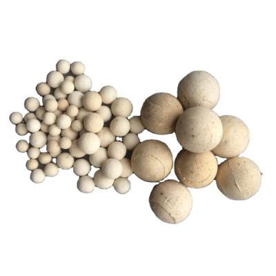 China Industrial Furnace Alumina Refractory Balls for Heat Storage in Hydrogenation Shift Furnace for sale