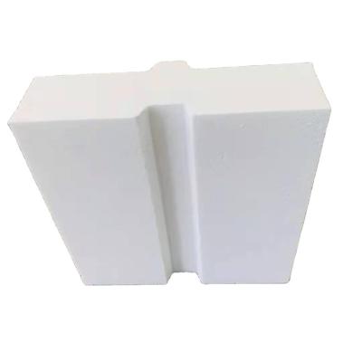 China 98% Al2O3 Content Oem/Odm Nozzle Block Corundum Fire Brick Azs Glass Kiln Bricks for Kilns for sale