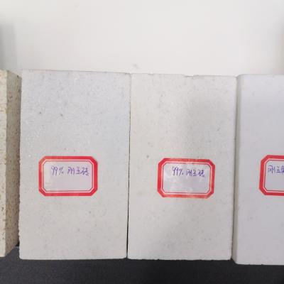 China High Temperature Corundum Brick for Glass Kiln Sample Provided MgO Content of 0.05% for sale