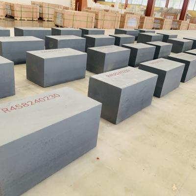 China 3-3,2 g/cm3 Bulk Density Elektrocast Magmaloxblok voor toepassingen in de staalindustrie Te koop