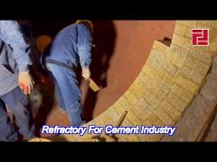 cement rotary kiln refractory brick made of silicone mullite for high wear resistance