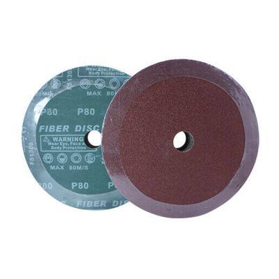 China Grinding 4.5 Inch Grit And 5 Inch Zirconium Ceramic Grit Aluminum Products For Cast Iron Fiber Sanding Disc for sale