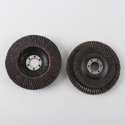 China High Efficiency 4.5 Inch 115 Mm Ceramic Coated Abrasive Fin Sanding Discs For Stainless for sale