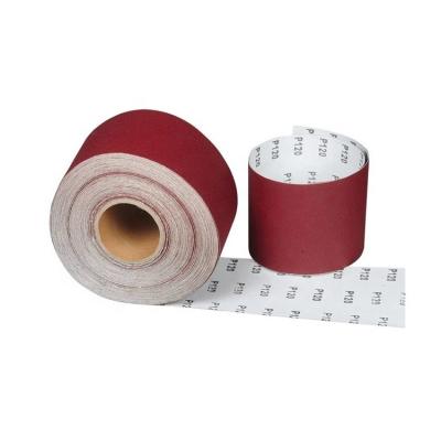 China Wood And Metal Grinding Aluminum Oxide Abrasive Roll Customized Sanding Paper Roll for sale