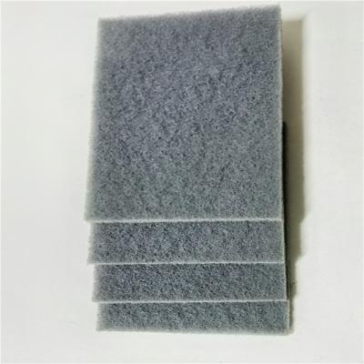 China Hand Using For Kitchen And Industry Recycled Fibers Cleaning Sponges Porcelain Microfiber Nylon Cleaning Scouring Pad for sale