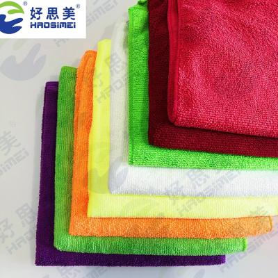 China Sustainable Fashionable Colorful Premium Microfiber Cleaning Cloth for sale