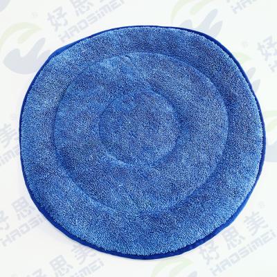 China Sustainable High Quality Super Microfiber Round Mop Head Round Mop Hoods Customize for sale