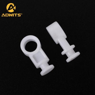 China Popular White Ripple Rail Accessories Bottom Runner Hooks Home Decoration Rail Bottom Runner for sale