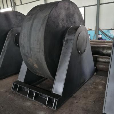 China Protect boat and dock installed anti-collision marine rubber fender on dock and boat for sale