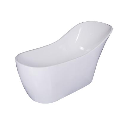 China Slipper Shape Smooth Fiberglass Acrylic Bathtub 1700x750mm for sale