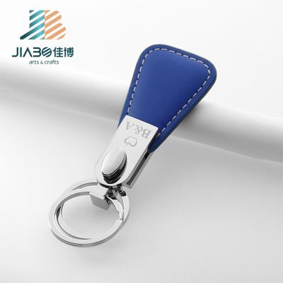 China Genuine Leather Brand Logo Keychain Name Card Key Ring Car Logo Key Chain PU Car Custom Handmade Bulk Wholesale Zinc Alloy for sale