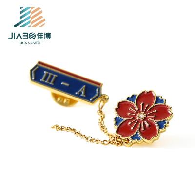 China Japan Jiabo Customized Designer Chain Pins and Pins Pins for sale