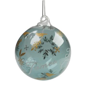 China Christmas ornament glass balls for sale