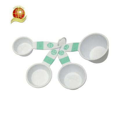 China 4PCS Sustainable High Quality Plastic Measuring Cup Set Measuring Scoop Set For Cooking And Baking for sale