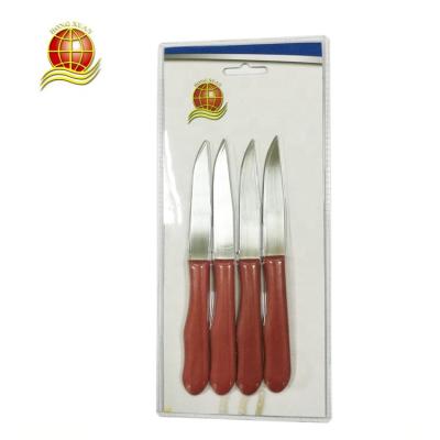 China Viable Promotion Cheap Price PP Handle Stainless Steel Fruit Knife Set for sale