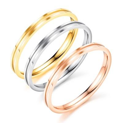 China Stainless Steel Ring Blanks Popular Cheap Titanium Ring For Men High Quality 316L Stainless Steel Rings 4 Colors for sale