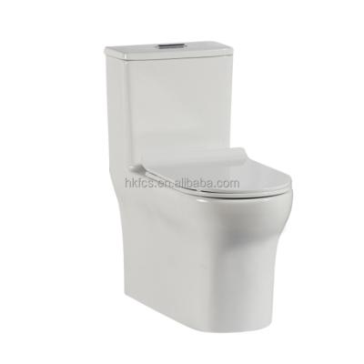 China Double-Flow High Efficiency One-Piece Toilet , Dula 3092 Flush Water Closet for sale