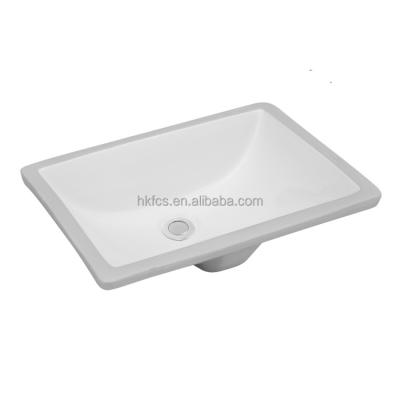 China Contemporary Rectangular Under Counter Ceramic Basin 5820 for sale