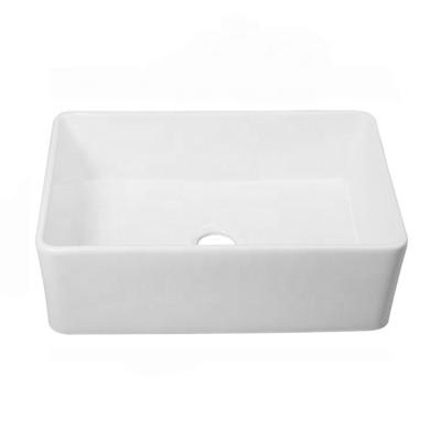 China Without Faucet Ceramic Apron Kitchen Sink Farmhouse Ceramic Kitchen Sink for sale