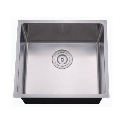 China Without Faucet Handmade Kitchen Sink With Round Corner , Laundry Sink RD2318 for sale