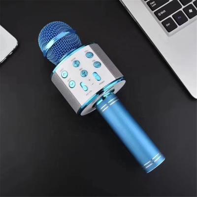 China Protable Biucam Professional Wireless Microphone Karaoke Microphone Speaker KTV Portable Player Microphone for sale