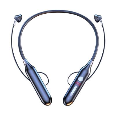 China Perfect Sound 100 Hours Headphone TWS Bass In Ear Wireless Earphone Magnetic Neckband Band Sports Earplug Running Noise Canceling Headset for sale