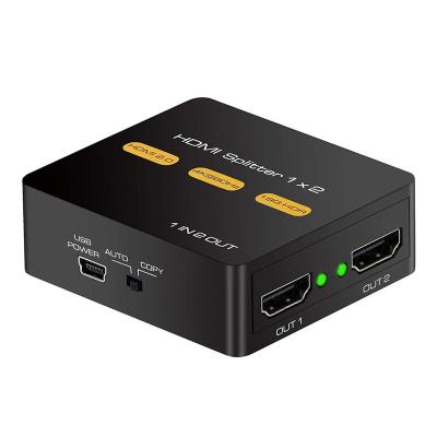 China KUYIA Factory Sale 2.0 HDMI Cable Splitter Extra 1x2 No 4k Power Is Needed 61*55*20 (mm) for sale