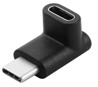 China Mobile Phone 90 Degree Type C Adapter USB C Male To Female Adapter Up And Down Angled Type-C USB- Adapter USB 3.1 Type-C Connector VS for sale