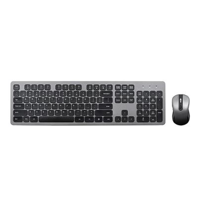 China High Quality Waterproof 2.4g Desktop Preferential Ergonomic Smart Computer Wireless Keyboard Mouse Combos for sale