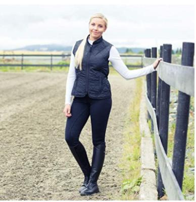 China Nylon Spandex/Polyester Spandex/Accept Customized Active Horse Riding Women's Full Silicone Grip Seat Breeches for sale